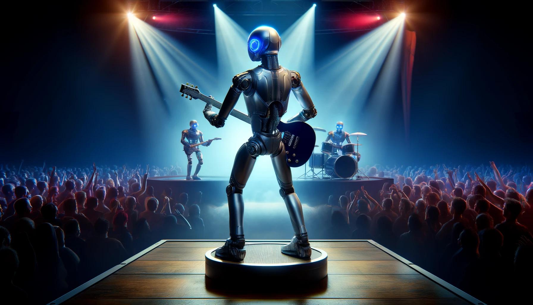 Robot rock concert